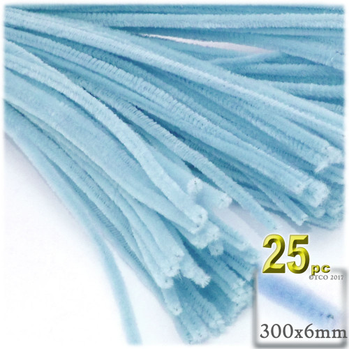 Stems, Polyester, 12-in, 25-pc, Light Blue