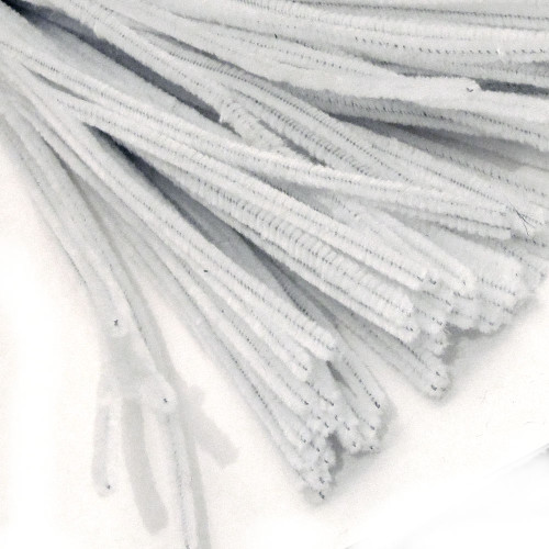 Stems, Polyester, 12-in, 100-pc, White