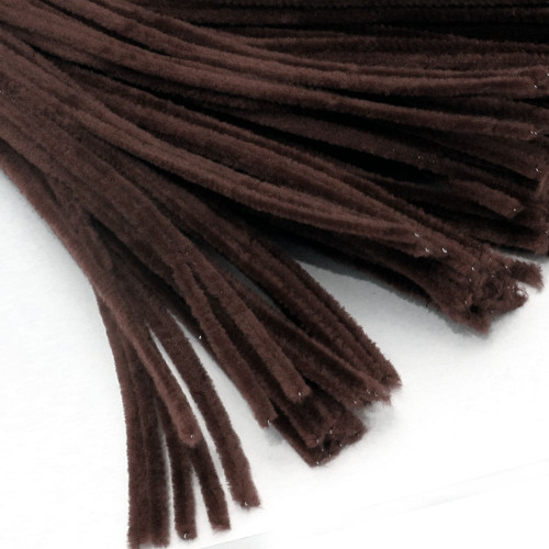 Stems, Polyester, 12-in, 250-pc, Dark Brown