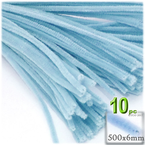 Stems, Polyester, 20-in, 10-pc, Light Blue Stems, Polyester, 20-in, 10-pc, Light Blue