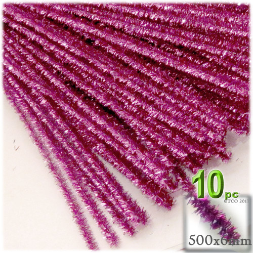 Stems, Sparkly, 20-in, 10-pc, Pink