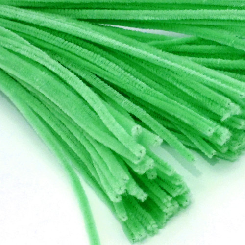 Stems, Polyester, 20-in, 50-pc, Lime Green