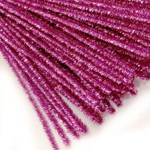 Stems, Sparkly, 20-in, 50-pc, Pink