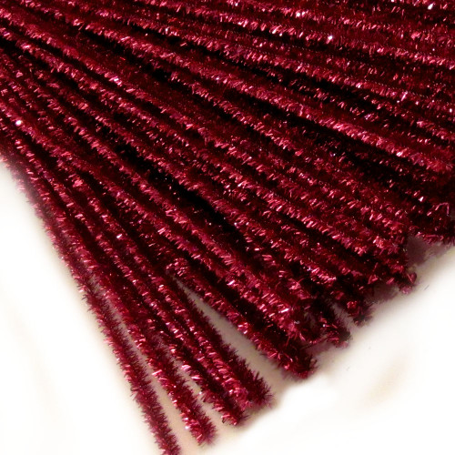 Stems, Sparkly, 20-in, 50-pc, Red