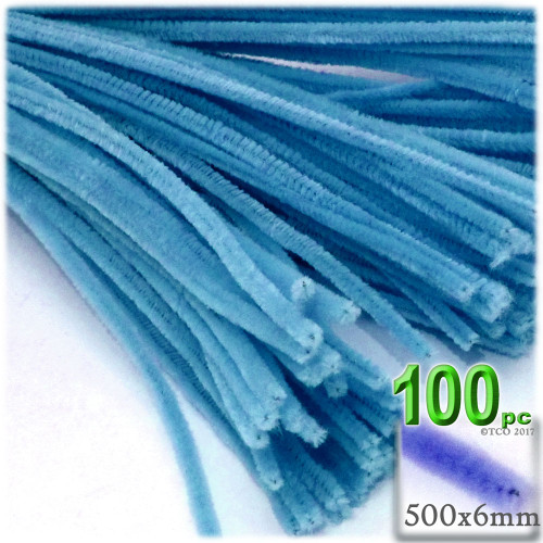 Stems, Polyester, 20-in, 100-pc, Ocean Blue