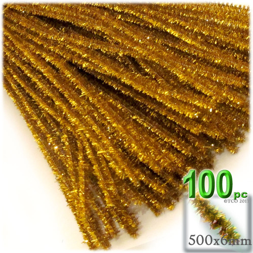 Stems, Sparkly, 20-in, 100-pc, Gold
