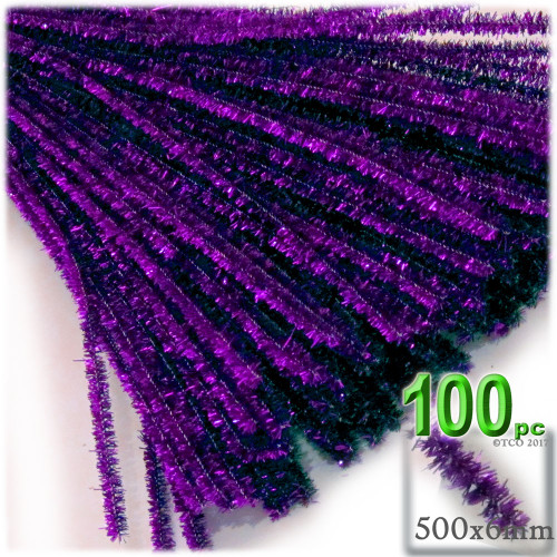 Stems, Sparkly, 20-in, 100-pc, Purple