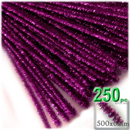 Stems, Sparkly, 20-in, 250-pc, Fuchsia