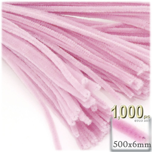 Stems, Polyester, 20-in, 1000-pc, Light Pink