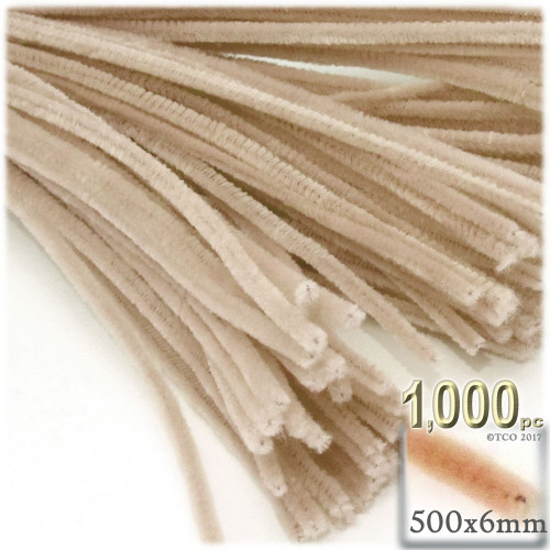 Stems, Polyester, 20-in, 1000-pc, Tan