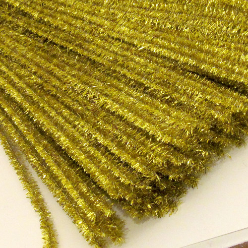 Stems, Sparkly, 20-in, 1000-pc, Light Gold Stems, Sparkly, 20-in, 1000-pc, Light Gold