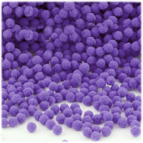 Acrylic Pom Pom, 5mm, 100-pc, Lavender Light Purple