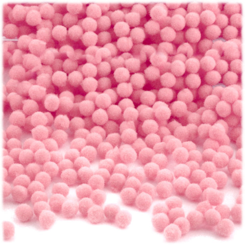 Acrylic Pom Pom, 5mm, 100-pc, Dark Red