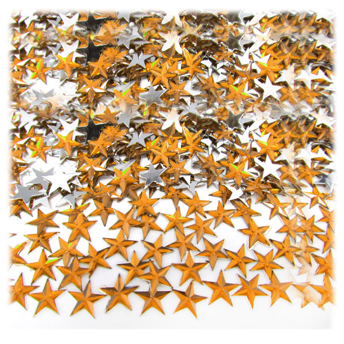 Rhinestones, Flatback, Star, 3mm, 10,000-pc, Light Orange