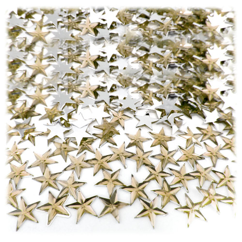 Rhinestones, Flatback, Star, 3mm, 1,440-pc, Champagne Yellow