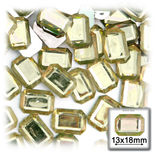 Rhinestones | Flatback | Rectangle | 13x18mm | 144-pc | Devil Red Wine ...