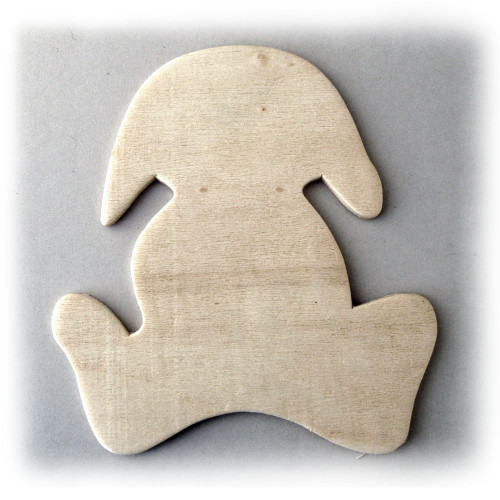 Unfinished Wood, 3-in, 1/8-in Thick, Shape, Rabbit Shapes