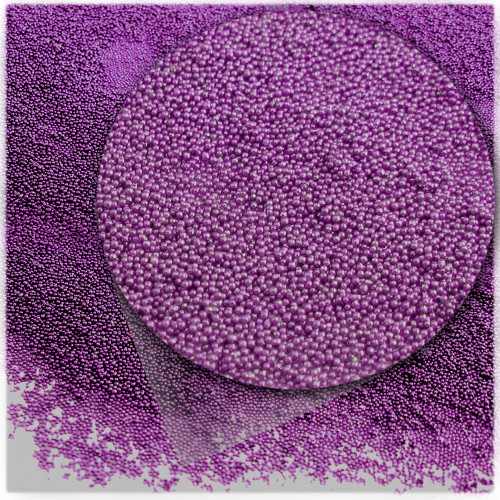 Glass Beads, Microbeads, Opaque, 0.6mm, 1-oz, Lavender