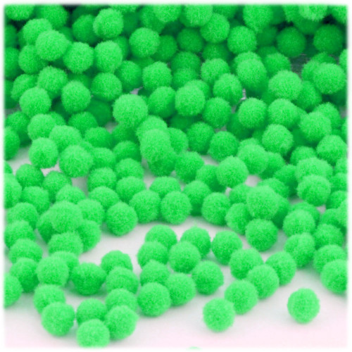 Acrylic Pom Pom, 7mm, 1,000-pc, Lime Green