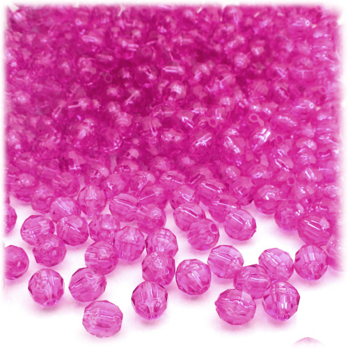 2,000 Pcs Tiny 4mm Assorted Color Round Crystal Faceted Plastic Craft Beads
