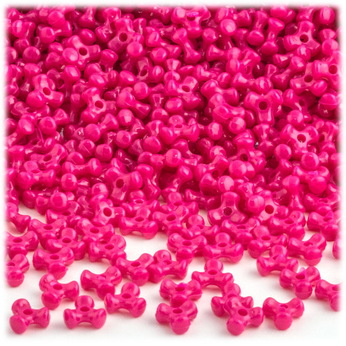 Plastic Tri-Bead, Opaque, 11mm, 1,000-pc, Hot Pink BDS-10TRB-OPQ-HPK-1K 7567