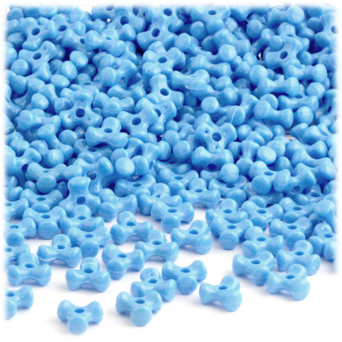 Tribeads, Opaque, Tribead, 10mm, 10,000-pc, Light Baby blue
