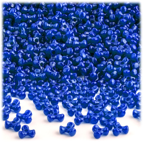 Tribeads, Opaque, Tribead, 10mm, 1,000-pc, Royal Blue