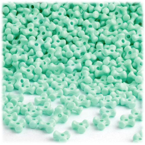 Tribeads, Opaque, Tribead, 10mm, 1,000-pc, Turquoise