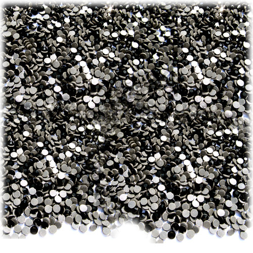 Rhinestones, Hotfix, DMC, Glass Rhinestone, 2mm, 1,440-pc, Jet Black