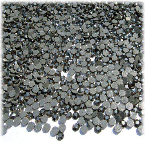 Rhinestones, Hotfix, DMC, Glass Rhinestone, 3mm, 1,440-pc, Charcoal Gray (Jet Hematite)