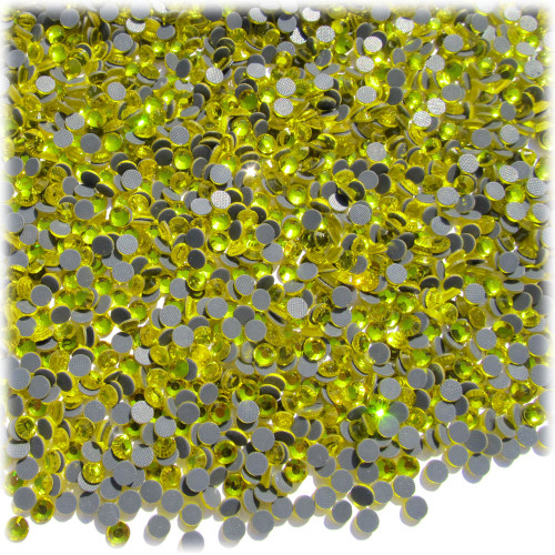 Rhinestones, Hotfix, DMC, Glass Rhinestone, 3mm, 1,440-pc, Lemon Yellow