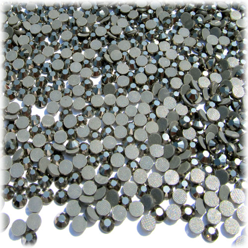 Rhinestones, Hotfix, DMC, Glass Rhinestone, 4mm, 720-pc, Charcoal Gray (Jet Hematite)