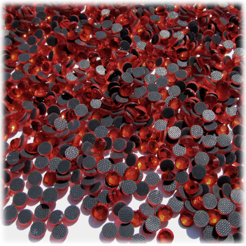 Rhinestones, Hotfix, DMC, Glass Rhinestone, 4mm, 720pc, Ruby Red RED