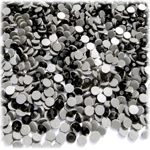 Rhinestones, Hotfix, DMC, Glass Rhinestone, 5mm, 144pc, Jet Black