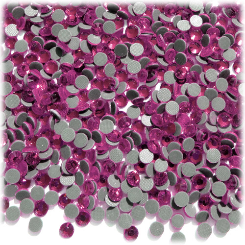 Rhinestones, Hotfix, DMC, Glass Rhinestone, 5mm, 1,440-PC, Hot Pink