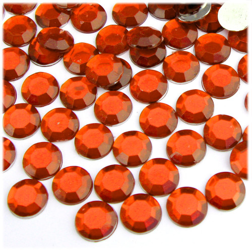 Dia.10mm Round Acrylic Rhinestones Flat Back Gems for DIY Craft Costume  Making Jewelry Accessories 