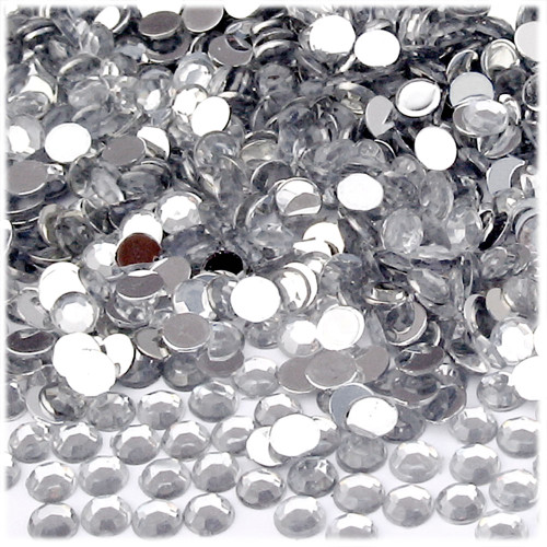 The Crafts Outlet 144pc Rhinestones Round 6mm - 30ss Flatback Beer Brown