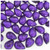 Rhinestones, Flatback, Teardrop, 14x10mm, 144-pc, Purple (Amethyst)