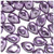 Rhinestones, Flatback, Teardrop, 13x18mm, 1,000-pc, Lavender