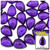 Rhinestones, Flatback, Teardrop, 13x18mm, 1,000-pc, Purple, Amethyst