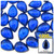 Rhinestones, Flatback, Teardrop, 13x18mm, 1,000-pc, Royal Blue