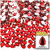 Acrylic Flatback Rhinestones, Teardrop, 4x6mm, 1000-pc, Ruby Red