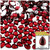 Rhinestones, Flatback, Teardrop, 5x8mm, 10,000-pc, Devil Red Wine