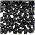 Rhinestones, Flatback, Teardrop, 6x10mm, 1,000-pc, Jet Black