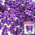 Rhinestones, Flatback, Butterfly, 15mm, 10,000-pc, Purple (Amethyst)