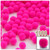 Acrylic Pom Pom, 12mm, 1,000-pc, Neon Pink