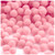 Acrylic Pom Pom, 12mm, 1,000-pc, Pink