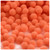 Acrylic Pom Pom, 12mm, 500-pc, Orange