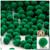 Acrylic Pom Pom, 12mm, 50-pc, Emerald Green