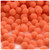 Acrylic Pom Pom, 12mm, 50-pc, Orange